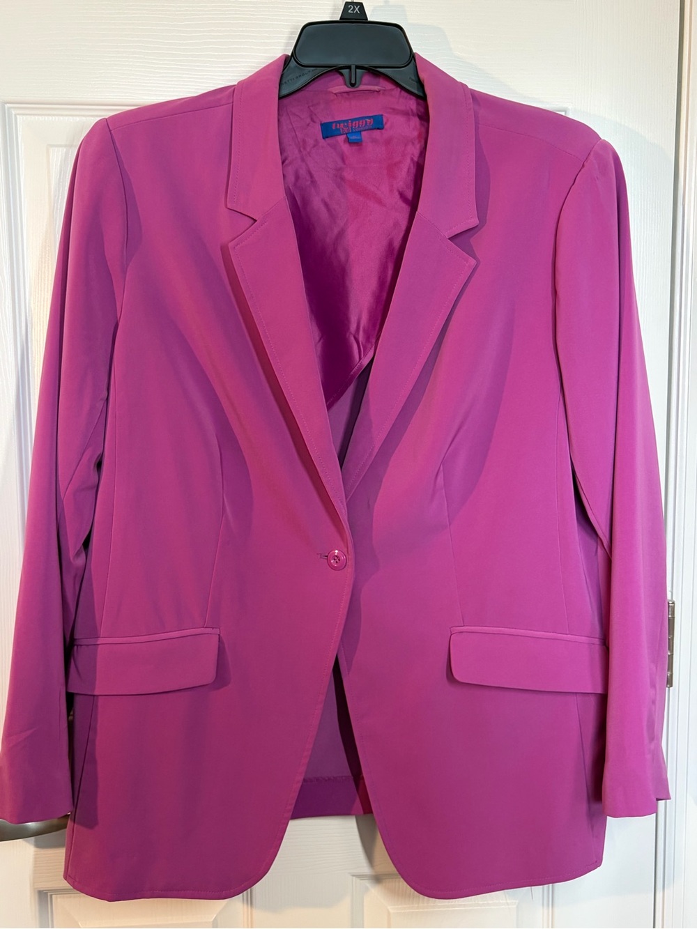 twiggy LONDON Hot Pink Blazer with Adjustable Waistband